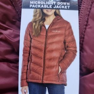 Eddie Bauer Woman's Micro Light Jacket (rust)